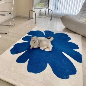 Blue Flower Carpet