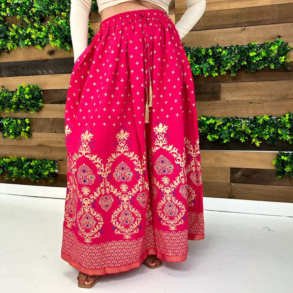 Bohemian Style Vintage Festival Skirt