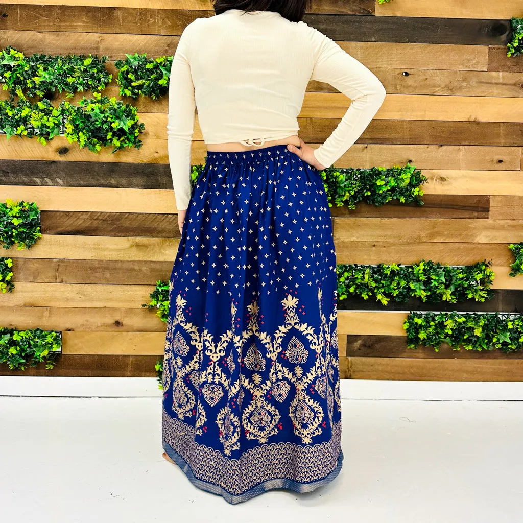 Bohemian Style Vintage Festival Skirt