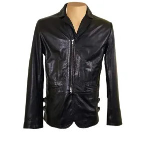 Jonas Car Coat style Leather jacket