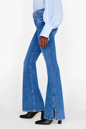 Le Pixie High Flare Mini Slits Jeans