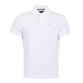 Polo Uomo Barbour Tartan Pique Bianco