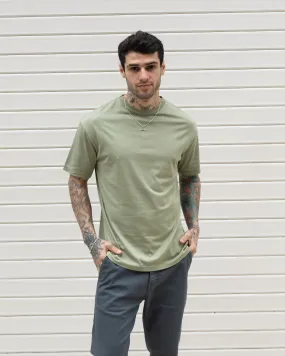 Premium Pima Tee - Matte Green