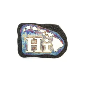 Raku Hawaii Islands Magnet